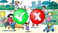Apprendre LA NEGATION | Au parc | En Français