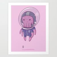 The Call Art Print by dropsandbits | Society6