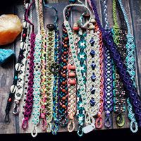 Hemp macrame jewelry handmade in Oregon by HempCraft