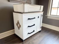 Learn how to build this DIY Craft Cabinet with free plans, a step-by-step tutorial and a few basic power tools!