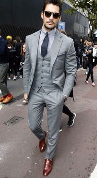 This is a 3 pieces suit (trouser,suit and waistcoat)made with the best quality materials specially for you. it's a custom made. feel free to start a conversation with us. thanks so much, you are blessed. looking good and great is what we stand for. rock this suit and look more handsome . do have a pleasurable shopping. color: grey range: petite, tall style: casual fabric: none gender: for him material: cotton, wool occasion: wedding and ceremony, workwear