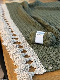 Crafty mum creates stunning on-trend blanket designs with $4 yarn from Kmart - and you can do it too | Daily Mail Online