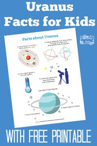 Fun Uranus Facts for Kids With Free Printables