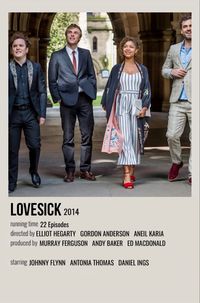 minimal polaroid series poster for lovesick