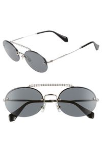 MIU MIU | 58mm Irregular Sunglasses | Nordstrom Rack