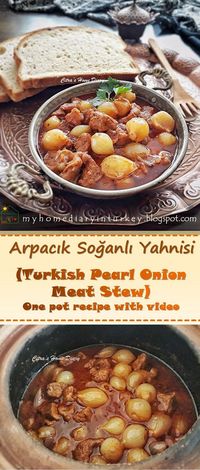 Yahni (or yakhni ) originated in Medieval Persia. The name derives from the covered clay pot in which it was initially cooked. Different varieties of this dish later spread eastwards to Afghanistan, Uzbekistan, and South Asia and westwards to the Ottoman Empire reaching the Levant and the Balkans. #yakhni #yahnisi #pearlonion #turkishfoodrecipe #resepmasakanturkiseharihari #turkishcuisine #onepotdish #meatyakhni
