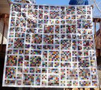 growing up odd...another scrappy 2" block quilt, maybe for when I ever can finish my postage stamp quilt this will be next :)