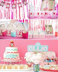 ADORABLE Pink ELMO themed birthday party for girls via KarasPartyIdeas.com - THE place for ALL things PARTY! #elmoparty #SesameStreet #supplies