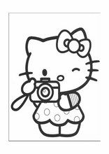 Coloring book. ColouringHello Kitty10