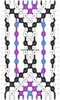 Normal Pattern #20976 Variation #8058Normal Pattern #20976 | BraceletBook.com