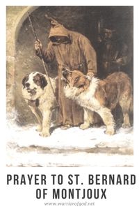 Prayer to St. Bernard of Montjoux