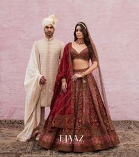 Ejaaz Couture on Instagram: "Breathing in a ton of cultural hues and ethnicities, our bride and groom are ready to invite you to their world where the most beautiful moments are found. Homage to heritage, Crafted for the new age and Curated with love ~ Our bridal couture treasure ~ Humsafar Collection available at the Flagship Store. — Shop with us: ⚜️at our Flagship Store : D 33, First Floor, Defence Colony, New Delhi - 110024 ⚜️Whatsapp : +91-9873789288 ⚜️Website : Link in the bio ⚜