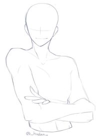 Drawing crossed arms
