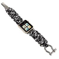 Our Ally apple watch band is made from woven nylon and gives the appearance of survival rope, it is secured to your wrist using a metal bolt clasp.❣️ Compatible with Apple Watch Series 1,2,3,4,5,6,& SE 😱 ✅Free Shipping With USPS