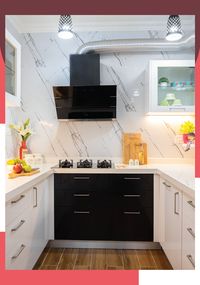 This 20-year old kitchen in Pune was falling apart when we stepped in and renovated it. Check out how we revamped this small modern kitchen.