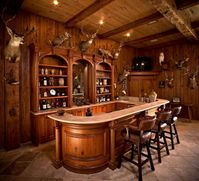 You'd Never Leave the House If You Had These Manly Home Bars (33 Photos)
