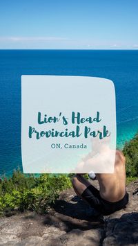 The BEST viewpoints of Lion's Head Provincial Park -> Bruce Trail | Bruce Trail Ontario, Canada 🇨🇦 #ontario #ontariotravel #canada #travel #roadtrip #hiking #voyage #randonnée