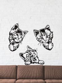 Triple of Cat Wall Metal Decor, Modern Decoration, Minimal Decor, Cute Cat Gift, Metal Cat Sign, Cat Lover Wall Decor, Black Metal Wall Art
As Kurbay Home Decoration;
We take joy in decorating your walls with our elegant metal home decors.
If you choose us, we will be your guests in your home for a long time to come with our metal home decors that will stay by your side just as on the first day.