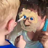 What a fun idea for self portraits!!!
