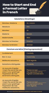 Need help in writing a letter in French? Check out this article from Talk in French. Learn the different salutations and closing for both informal and formal French letters plus a lot of tips! Also get a free PDF download of the article.