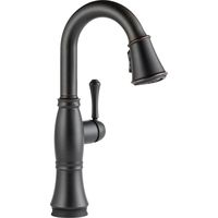 Delta 9997T-RB-DST Venetian Bronze Cassidy Pull-Down Bar Faucet with Touch Activation and Magnetic Docking Spray Head - Includes Lifetime Warranty