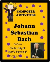 COMPOSER ACTIVITIES Johann Sebastian Bach by Joyful Music | TpT
