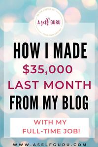 How I made $35,000 last month from my blog with my full-time job! Make money blogging for beginners with a full-time job, best tools and blogging courses to help you become a six-figure blogger. Money making tips and how to monetize your blog quickly! #makemoneyonline #bloggingtips #bloggingforbeginners #howtostartablog #workfromhome #makemoneyfromhome #newbloggers