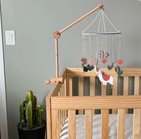 Baby Mobile Holder Crib Wooden Mobile Arm Nursery Mobile | Etsy