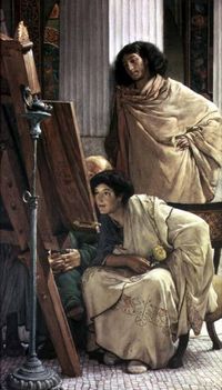 Sir Lawrence Alma-Tadema - A Visit to the Studio