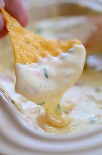 White Queso... best chip dip ever.