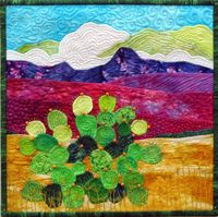 Welsch, Lynn B. Happy Cactus. 12" h x 12" w. All rights…