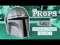 Easy Cardboard MANDALORIAN Helmet | DIY Props - YouTube