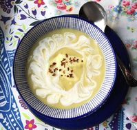 Spicy Parsnip and Apple Soup