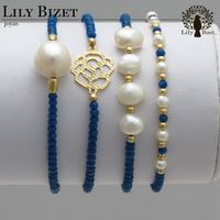 Pulseras perla chaquiron