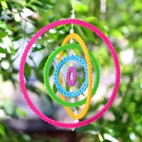 DIY Wind Spinner made from Perler Beads