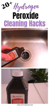 How to clean your home with hydrogen peroxide. #householdtips #cleaningtips #householdhacks #cleaninghacks
