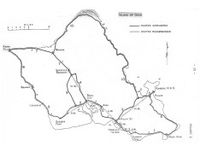 Roads considered for Interstate-Bureau of Public Roads-Oahu-1960