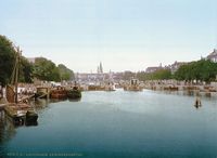 Amstel River Amsterdam. Approx 1890. Library of Congress
