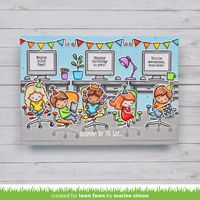 Lawn Fawn Video {6.10.21} Marine's Fun Office Party Birthday Card - Lawn Fawn