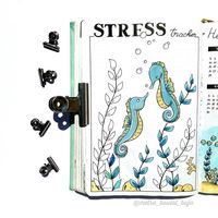 These beautiful seahorses are drawn by artist @metro_boulot_bujo on IG.
Check out our board "Bullet Journal / Planners Ideas" for more on journal tracker, journal cover page, journal theme,
journal page.
🔖#JournalTracker #StressStracker #JournalCoverPage #JournalTheme #JournalPage