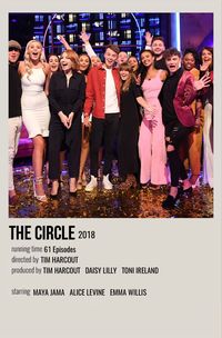 minimal polaroid series poster for the circle