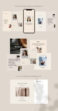 Do you have an e-commerce business? Do you wanna boost your Social Media Strategy? You're in the right place, and here's all you need. Online Stores Social Media Template pack contains 42 multipurpose (21 square, 21 stories) trendy design templates. Each design is easy to customizable with CANVA and Adobe Photoshop. #socialmediadesigninspiration #instagramfeedideas #instagramdesign #onlinestore #onlineshop #instagramproducts #brandingforonlinebusinesses #socialmediatemplates #layoutdesign #mnml