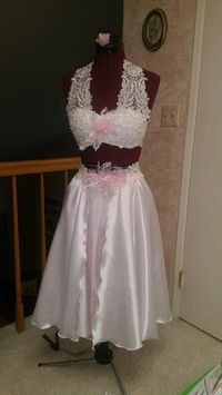 Amazing custom costume for ballet, lyrical, or musical theater. Briefs are attached to the skirt. Beach wedding? Fairy Costume? Princess Style Costume? Exquisite!