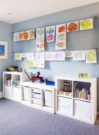 Playroom Ideas - Playroom Ideas. Playroom Design: DIY Playroom with Rock Wall. 30 Incredible Kids Playroom Ideas #playroomideas #kidsroom #playroom50shades