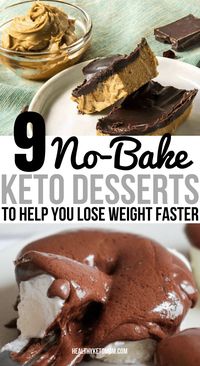 Are you looking for no-bake keto dessert recipes that are quick and easy to make? Look no further. I have 9 of the VERY BEST low carb keto desserts that require no baking. These desserts contain peanut butter, cream cheese, and almond flour. No-bake keto cookies, cheesecake and more. Click to find out more! #ketodiet #keto #ketogenic #ketogenicdiet #ketodessert #lowcarb
