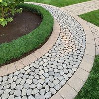 This cobblestone walkway design is inspired by our Antika paver. Give your backyard the allure of cobblestone courtyards with this paver, perfect for the decorative aspects of your dream landscape. Need landscaping ideas? The Antika paver’s unique shapes reduce the need for cutting and makes for an easy installation process. Check out our website to shop the look! Or, check out the estimation tool on our website to get an idea of how much a similar project could cost you!