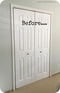 From Boring Bi-folds to Plank French Doors: The Closet Makeover