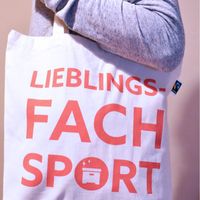 Lieblingsfach Sport Turnbeutel bzw. Tragetasche fairtrade #sportunterricht #wimasu