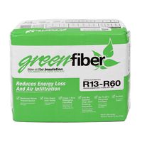 Greenfiber Low Dust Cellulose Blown-In Insulation 19 lbs.-INS541LD - The Home Depot