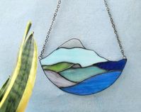 Handmade Stained Glass Decor Brooches by VictoryGlassDesign